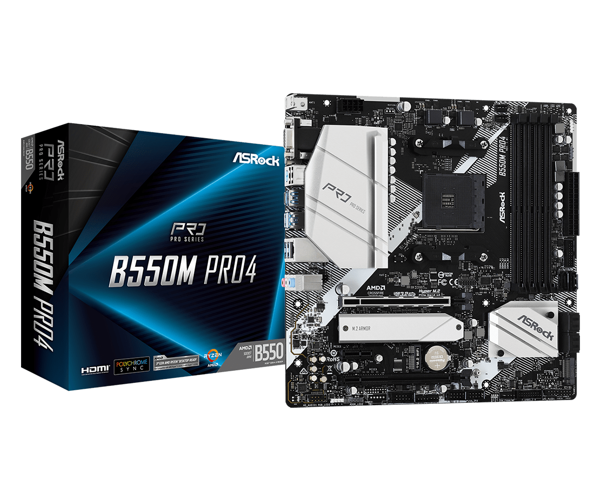 Подключение материнской платы asrock b550 pro4